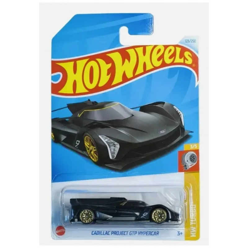 Hot Wheels Cadillac Project GTP Hypercar HW Turbo 35 Novo para 2024, Escala 1:64
