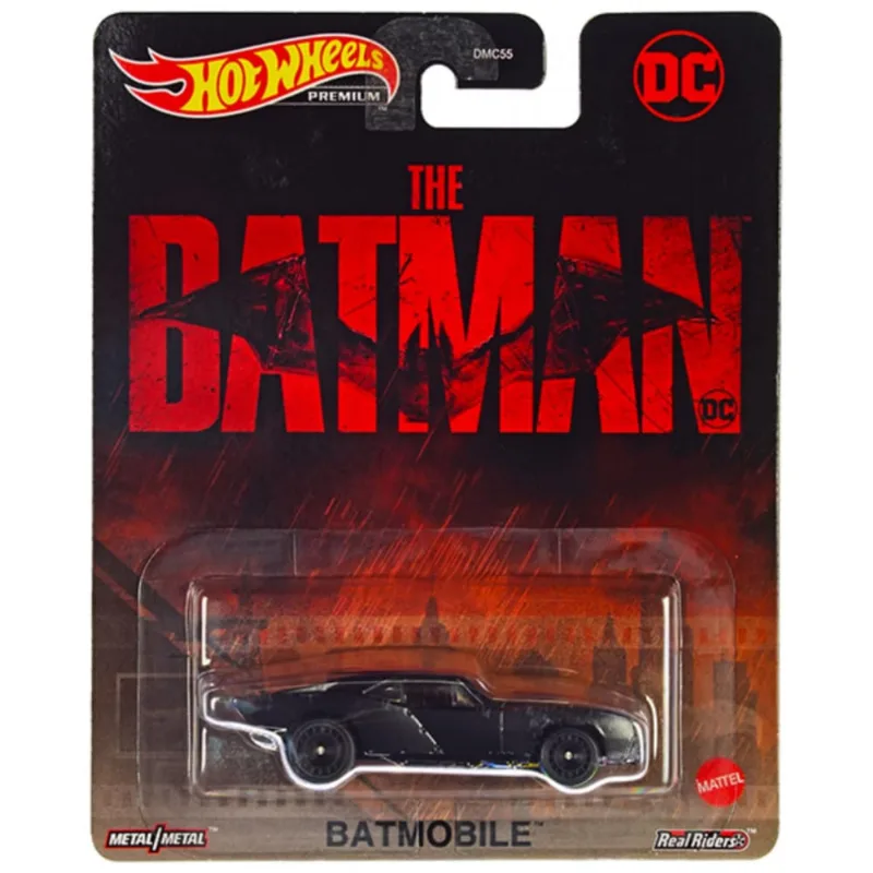 Carrinho de Brinquedo Hot Wheels Batmóvel Retro The Batman Batmóvel Premium