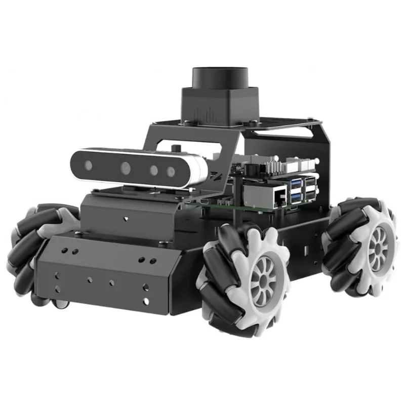Hiwonder MentorPi M1 – Robô Carro com Chassi Mecanum, Câmera 3D e Lidar TOF – Kit Educacional ROS2 com Suporte a ChatGPT e Navegação Autônoma