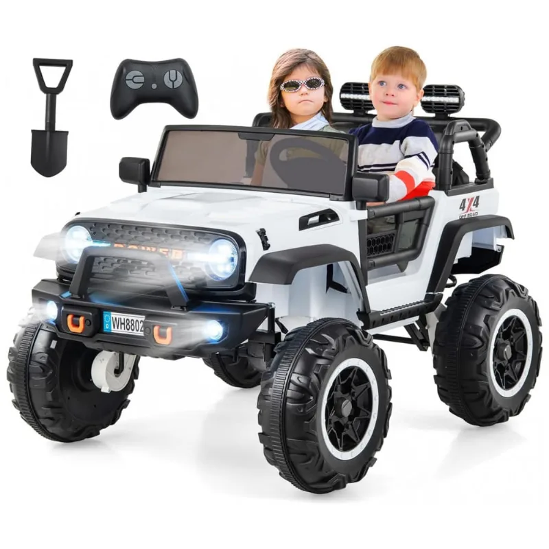 Carrinho Elétrico Infantil INFANS 2 Lugares 4x4, 4 Motores 550W, Jeep SUV, MP3 USB Controle Remoto, 24V