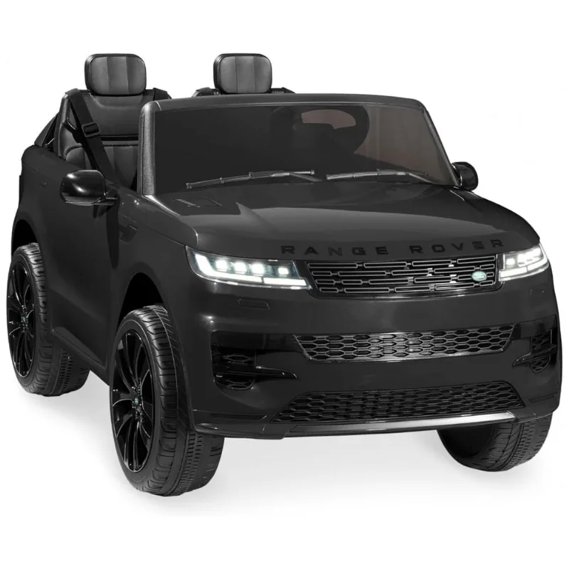 Carro Elétrico Infantil Licenciado 24V Best Choice Products Range Rover Sport 2 Lugares, Controle Remoto Parental, LED, Suspensão, Preto