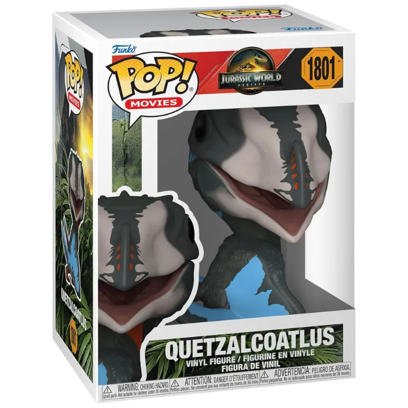 Funko Pop! Quetzalcoatlus Jurassic World Rebirth Multicolorido figura em vinil colecionável 10,2 cm