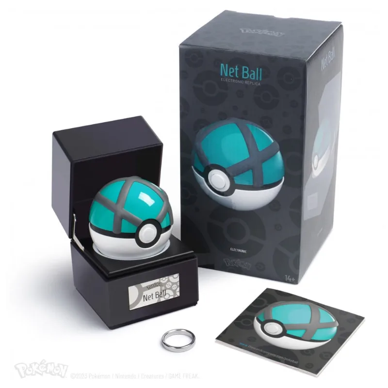 RéplIica Poké Bola Original The Wand Company metal eletrônica luz sensível ao toque com base expositora numerada