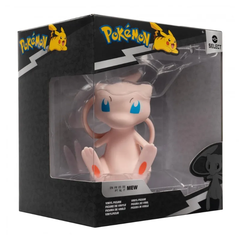 Figura Pokémon Mew Select Vinyl 10 cm em vinil colecionável