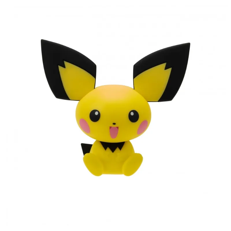 Jazwares Figura de Vinil Pokémon Pichu 10 cm - Detalhes Autênticos e Oficial