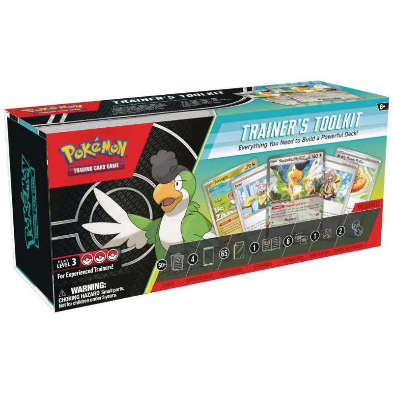 Jogo Pokémon TCG 2024 Trainer’s Toolkit baralho de cartas em inglês