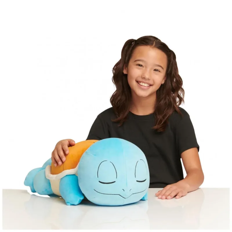 Pokémon Squirtle Pelúcia Premium 46cm - Poses de Sono Único e Supermacio!