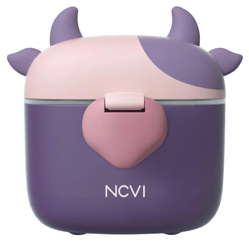Dispenser de Fórmula NCVI Roxo Múltiplos Compartimentos com Colher 230g