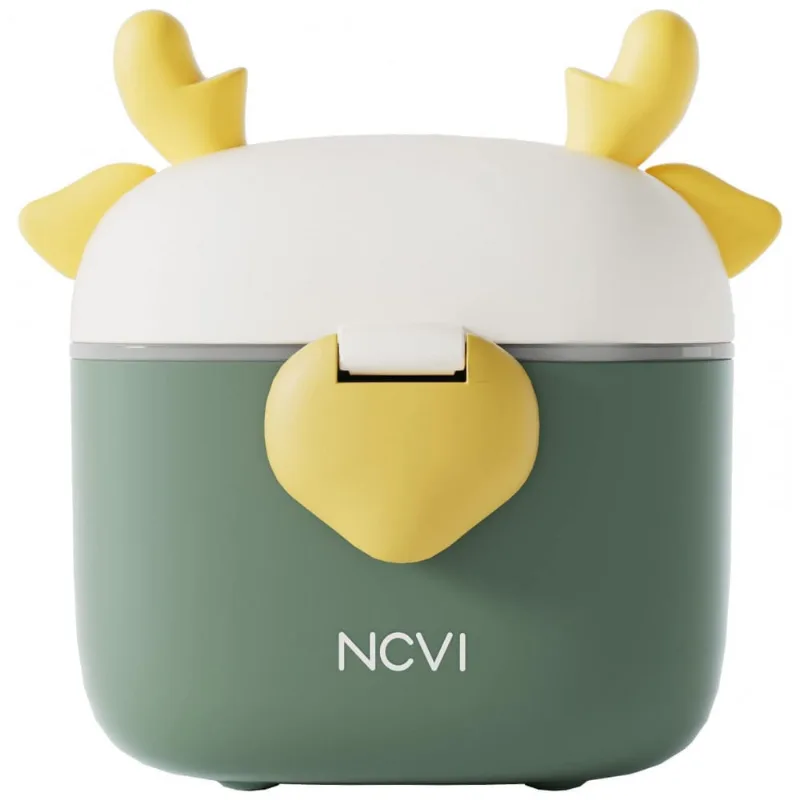 Dispenser de Fórmula NCVI Verde Múltiplos Compartimentos com Colher 245ml