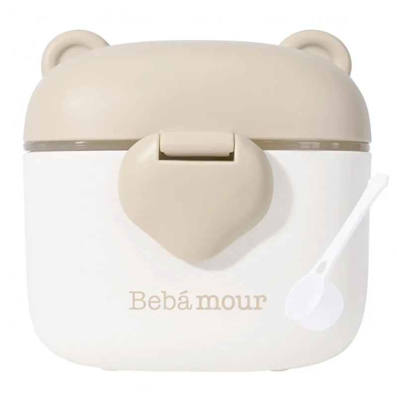 Dispenser de Fórmula Bebamour Café 3 Compartimentos com Colher 450ml