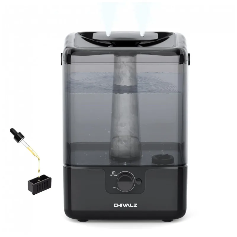 Umidificador CHIVALZ Preto 6L Difusor de Óleos Essenciais YZY6001-KC