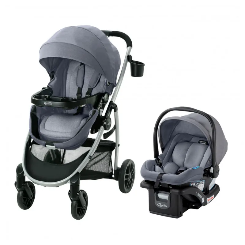 Sistema de Viagem Graco Modes Pramette com Cadeirinha SnugRide 35 Lite DLX 3-em-1 Ontário
