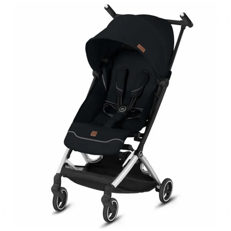 Carrinho de Bebê gb Pockit+ All-City Preto Ultra Compacto Dobrável para Viagem