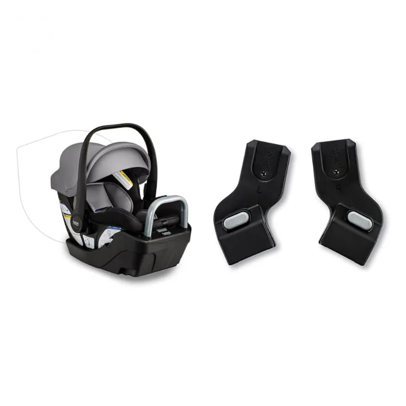 Cadeirinha Britax Willow S Grafite com Base Alpine ClickTight Recém-nascido a 13,6 kg