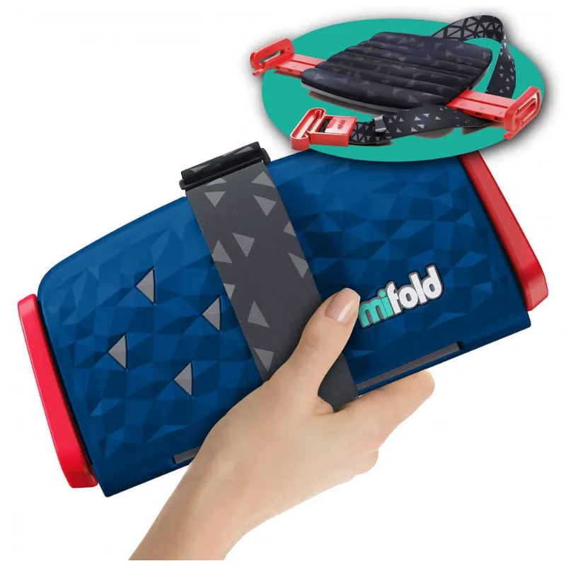 Assento Elevador Mifold Comfort Azul Oceano Compacto Portátil 18,1 a 45,4 kg