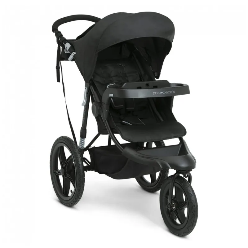 Carrinho Esportivo Delta Children Apollo Preto 3 Rodas com Sistema de Absorção de Impacto