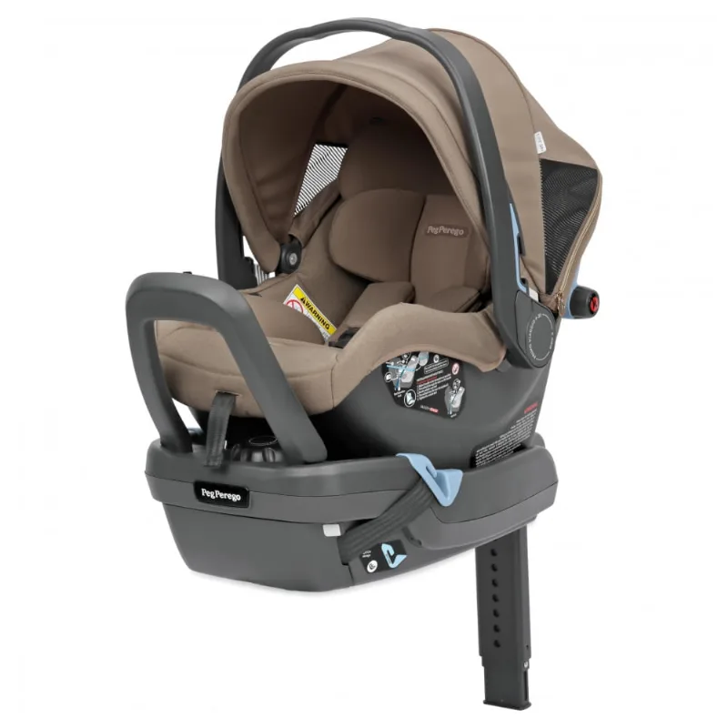 Cadeirinha Peg Perego Primo Viaggio Nido Marrom Pine Bark com Perna de Apoio 1,8 a 13,6 kg