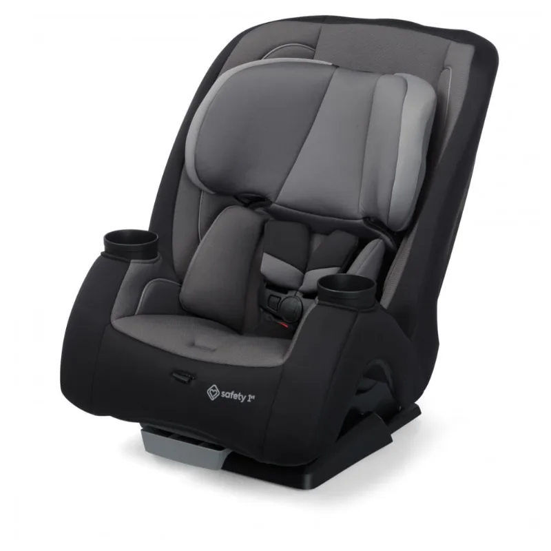 Cadeirinha Safety 1st TriMate Cinza Tubarão 3-em-1 Recém-nascido a 45 kg Perfil Compacto