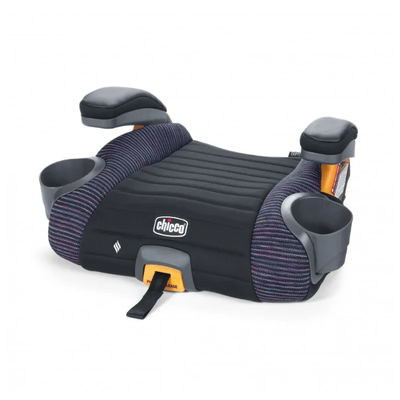 Assento Elevador sem Encosto Chicco GoFit ClearTex Plus Confeti/Preto 18 a 49,9 kg