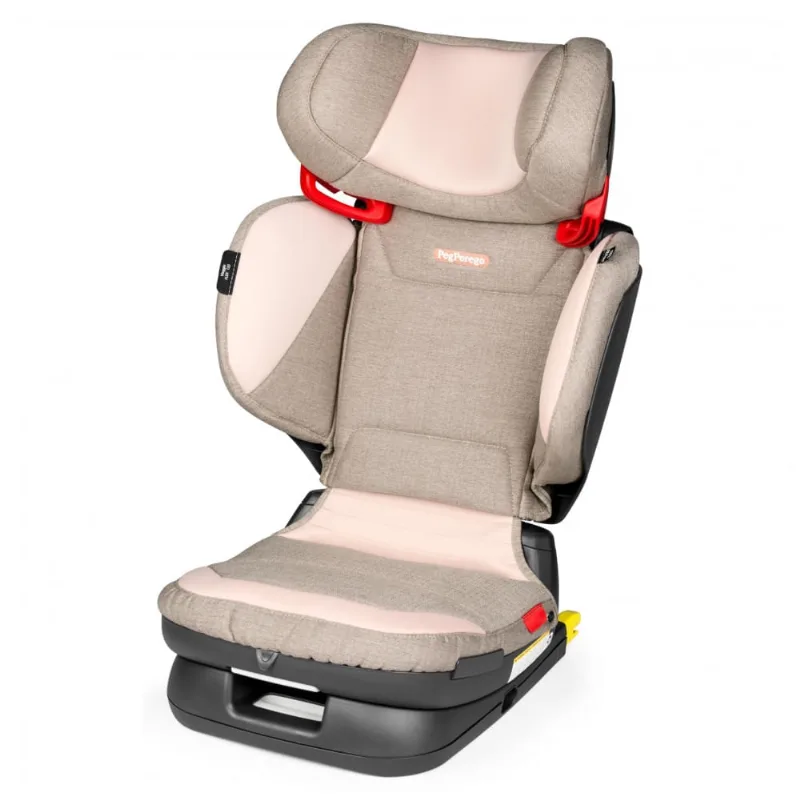 Assento Elevador Peg Perego Viaggio Flex 120 Rosa 18 a 54 kg com Tecnologia 4D