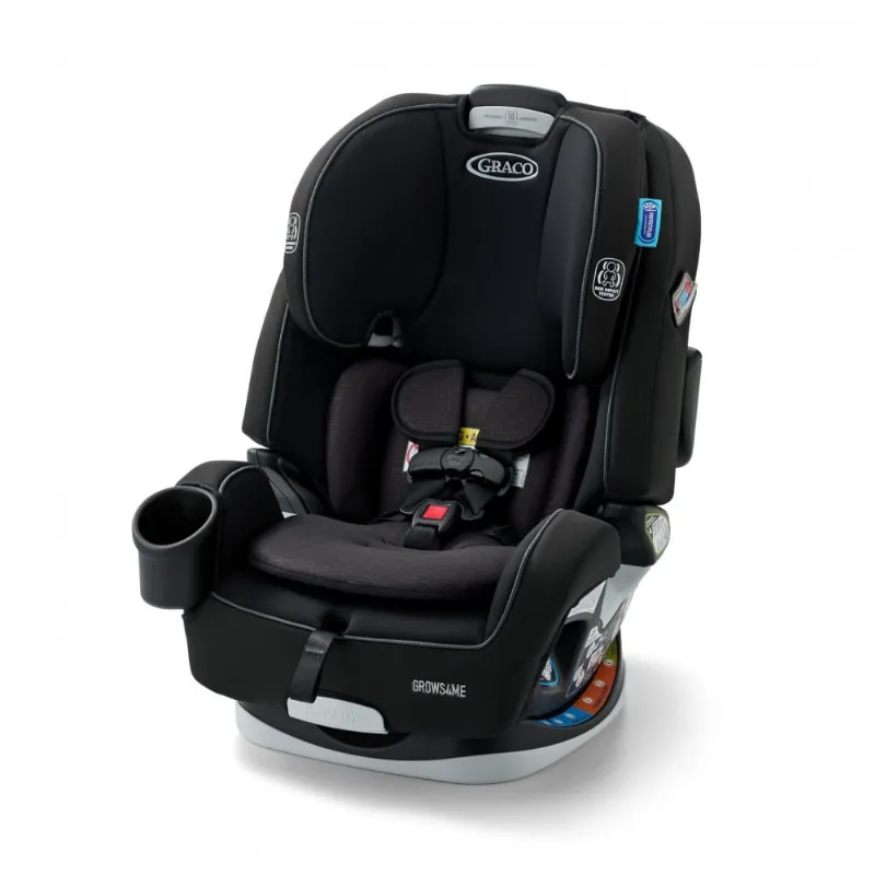 Cadeirinha Graco Grows4Me Cinza 4-em-1 Recém-nascido a 54 kg com Sistema Simply Safe Adjust