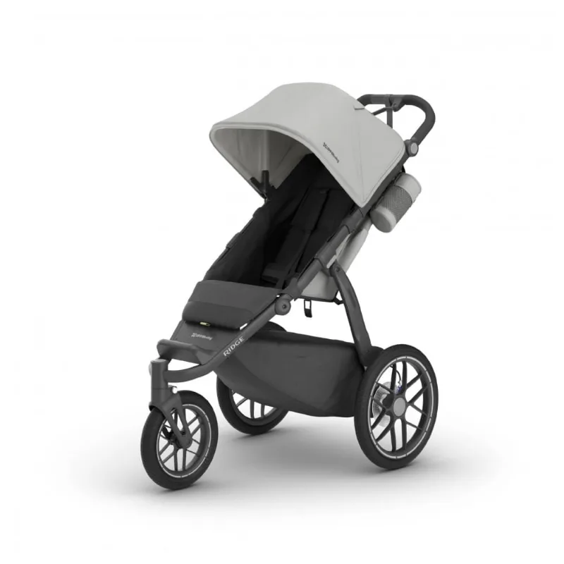 Carrinho de Bebê Jogging UPPAbaby Ridge V2 Savannah Cinza-Pérola Todo-Terreno 3 Meses a 24,9 kg
