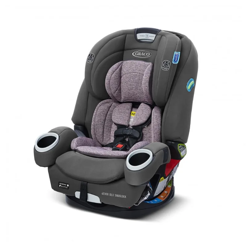 Cadeirinha Graco 4Ever DLX SnugLock Lilás 4-em-1 com Tecnologia Instalação Rápida 1,8 a 54 kg