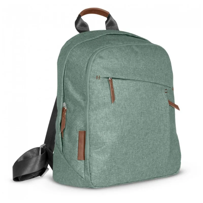 Mochila Trocador UPPAbaby Verde Melange com Compartimentos Múltiplos e Acessórios Inclusos