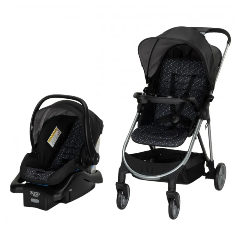 Sistema de Viagem Cosco Simple Stroll Marrom Cadeirinha e Carrinho 1,8 a 22,7 kg
