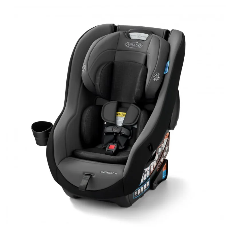 Cadeirinha Graco Contender Slim Cinza Azul Convertível 2,3 a 29,5 kg
