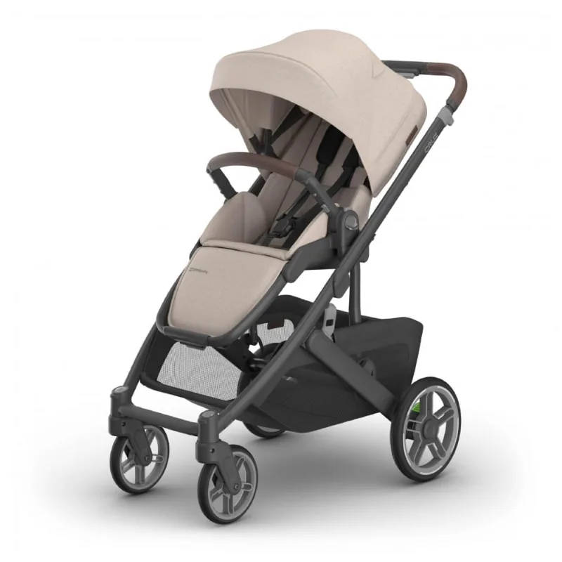 Carrinho de Bebê UPPAbaby Cruz V3 Ada Areia Melange Reversível do Nascimento até 22,7 kg