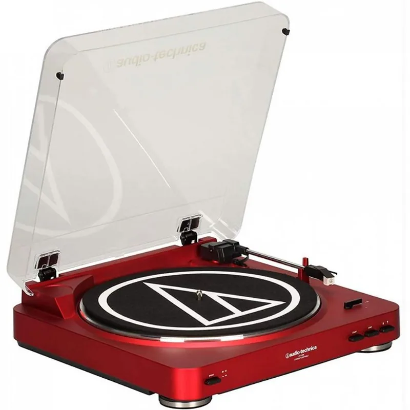 Audio Technica At Lp60 Vitrola, Toca Discos 3 Velocidades Com Bluetooth, Laranja