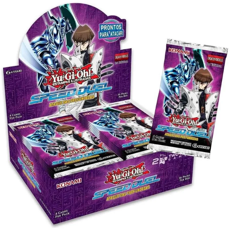 Yu Gi Oh Box Booster - Ataque das Profundezas - Speed Duel Yu Gi Oh Box Booster - Ataque das Profdezas - Speed Duel