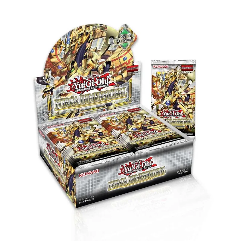 Booster Box Yu Gi Oh Força Dimensional - 24 boosters
