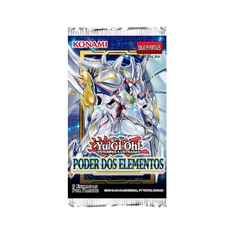 Yu Gi Oh Booster Poder dos Elementos Jogo de Cartas Devir YGO85796