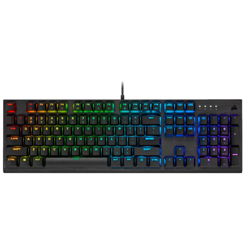 Teclado Gamer Corsair K60 RGB Mecânico Cherry MX Low profile Speed US - CH-910D018-NA 3957