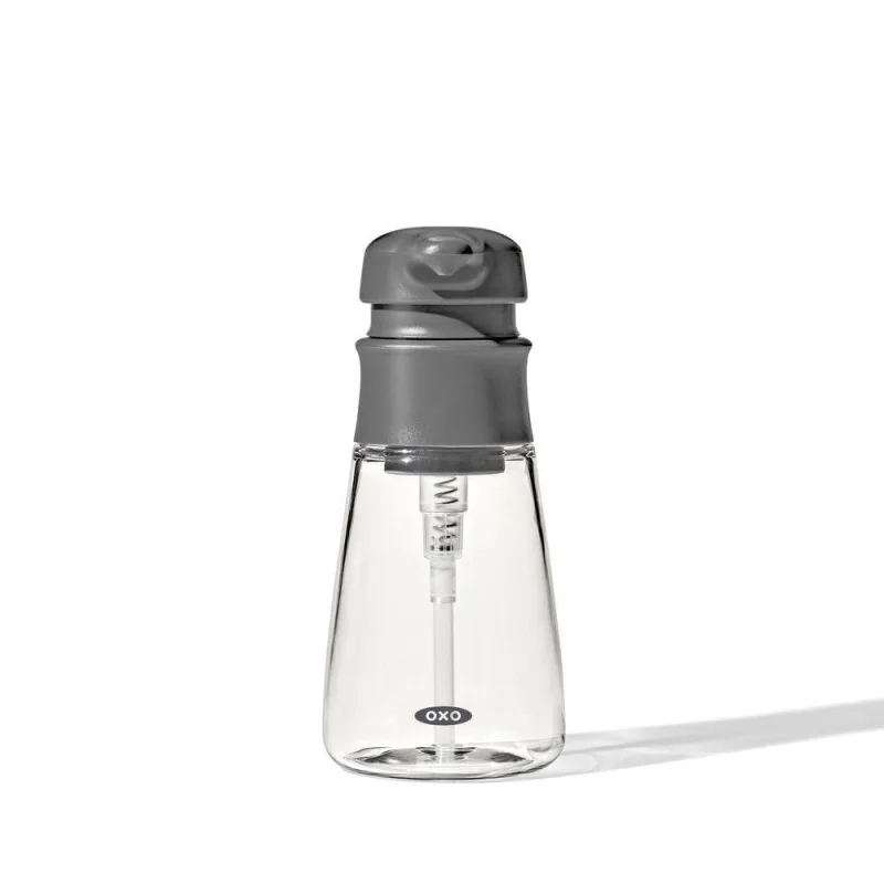 Dispenser De Detergente De Plástico 295ml Oxo Cinza - Não Informado