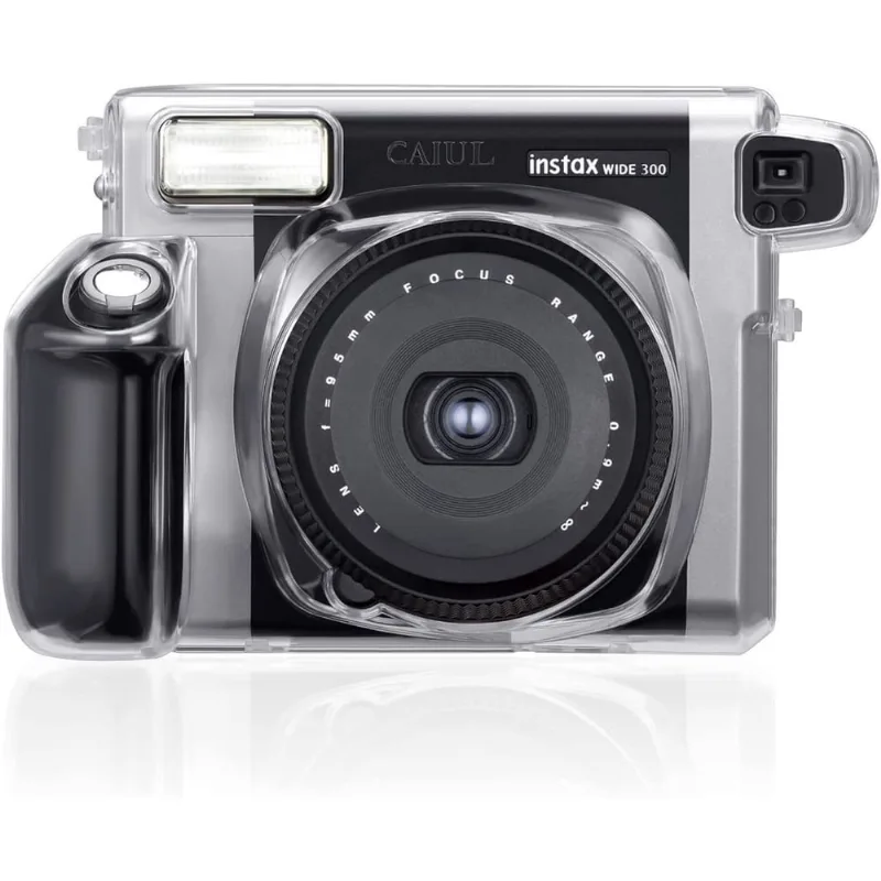 Fintie Protective Clear Case para Fujifilm Instax Wide 300 Instant Film Camera - Crystal Hard pvc Cover with Precise Cutout, Clear