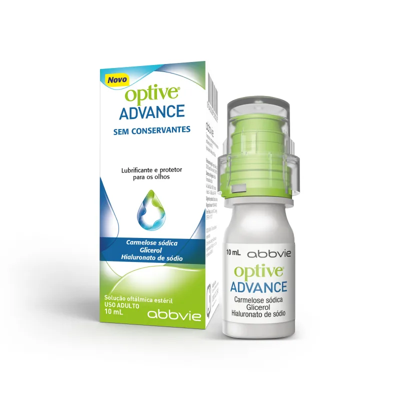 Lubrificante Oftalmico Optive Advance Mdpf 10ml - Optive