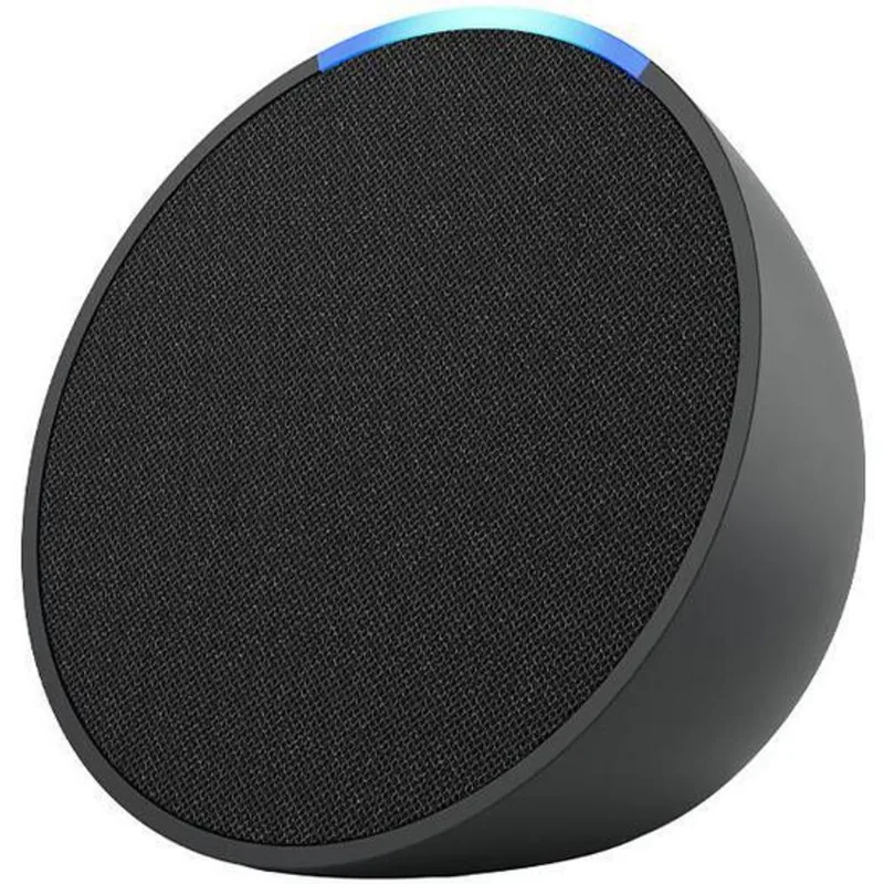 Smart Speaker Amazon Echo Pop Assistente Virtual Alexa com Wi-Fi e Bluetooth - Preto