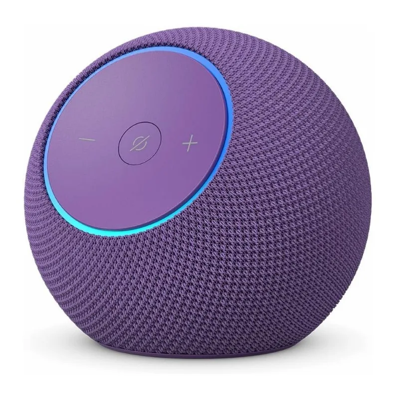 Amazon Echo Dot Max, Smart Speaker Com Alexa, Som Envolvente E Hub De Casa Inteligente Integrado, Ideal Para Sua Sala De Estar, Cor Roxa