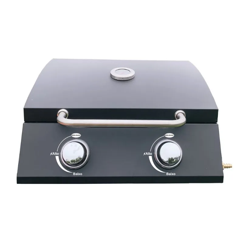 Churrasqueira Grill a Gás Portátil Black 30x48x56cm Member's Mark