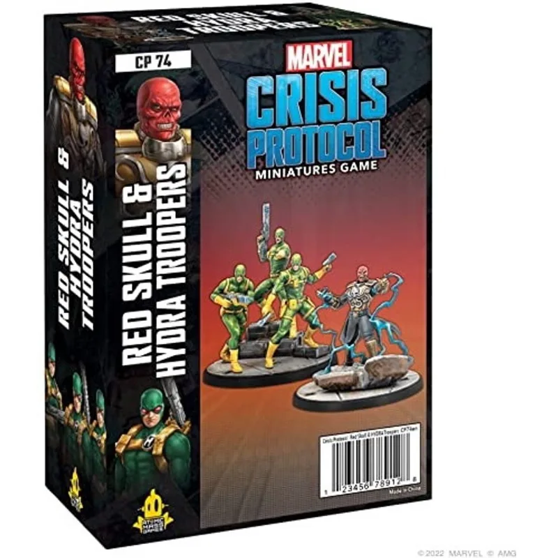 Marvel Crisis Protocol Red Skull & Hydra Troopers Character Pack Miniaturas Jogo de Estratégia Idade 14 + 2 de jogadores Tempo médio de reprodução 90 minutos Feito por Atomic Mass Games, Multicolor (C