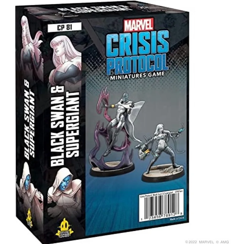 Marvel Crisis Protocol Cisne Negro e Pacote de Personagens Supergigantes Miniaturas Jogo de Batalha Jogo de Estratégia para Adultos Idade 14 + 2 de jogadores Feito pela Atomic Mass Games (FFGCP81)