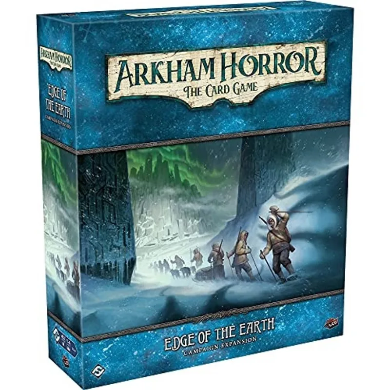 Arkham Horror: The Card Game – Expansão da Campanha Edge of The Earth Jogo de cartas para adolescentes e adultos Idade 14 + para 1-2 jogadores Tempo médio de reprodução 60 - 120 minutos Feito por Fant
