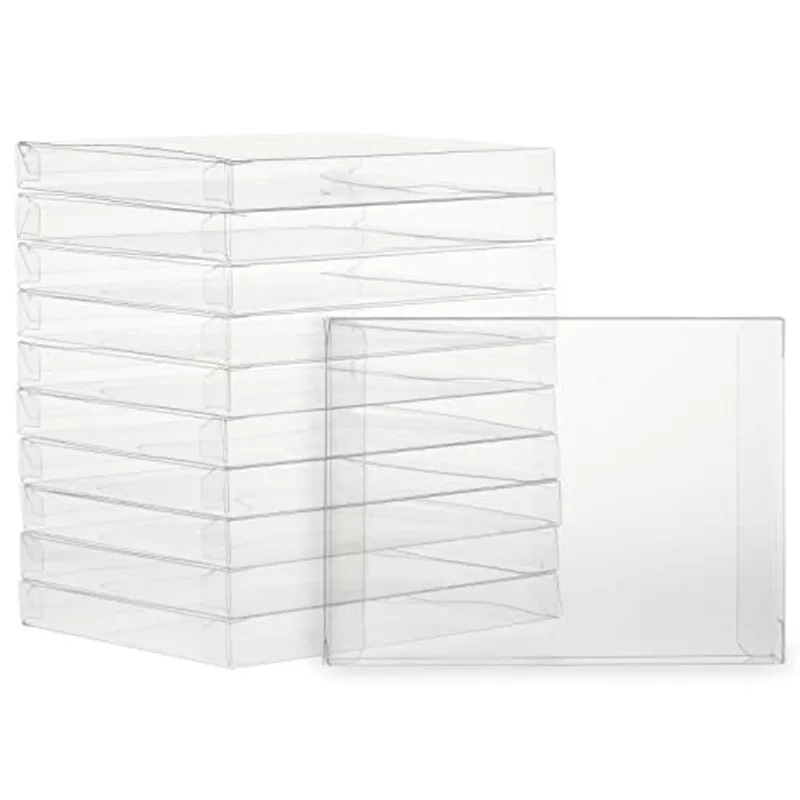 Juvale 50-Pack Clear Greeting Card e Caixa de Armazenamento de Fotos Cases, 4,5 x 6 polegadas