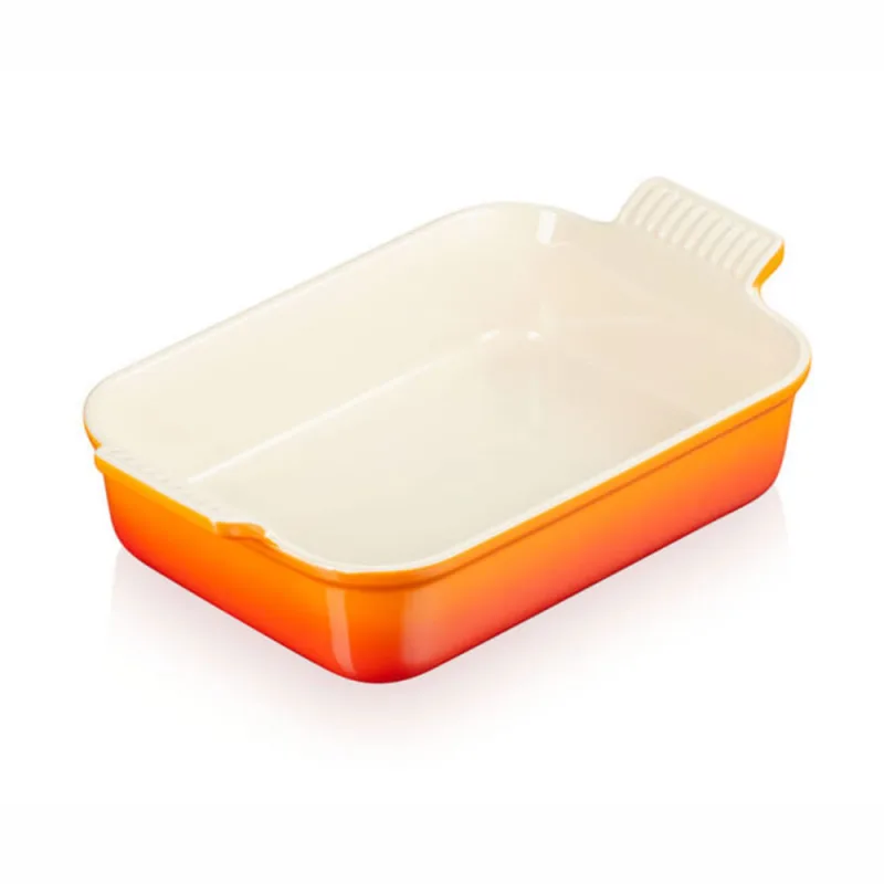 TRAVESSA RETANGULAR LE CREUSET HERITAGE 32CM - Le creuset