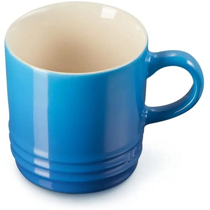 CANECA LE CREUSET CAPPUCCINO 200ML AZUL MARSEILLE