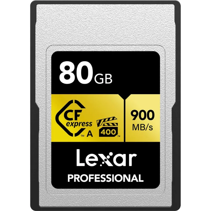Cartão Memória Lexar 80Gb CFexpress Type A Gold 900 MB/s PCIe 3.0 Profissional
