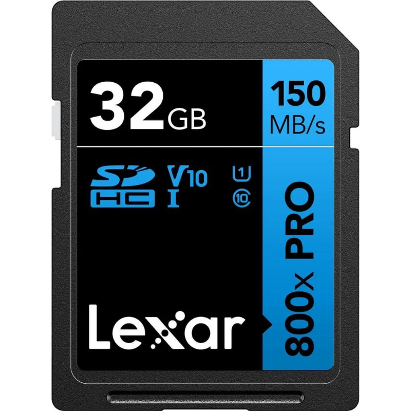 Cartão Sdhc 32Gb Lexar Blue 800X Pro 150Mb/S Uhs-I / V10 /